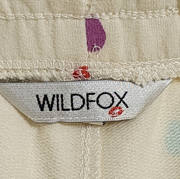 Wildfox Relaxed Fit Super Soft Sweatshirt And Short Lounge Pajama Set M L 2XL - Picture 9 of 16